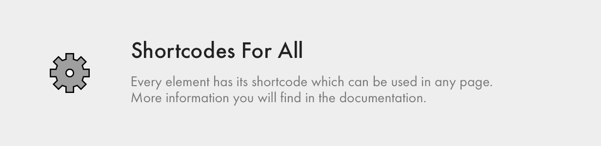 Kalium offers rich Shortcodes for all elements of the theme.