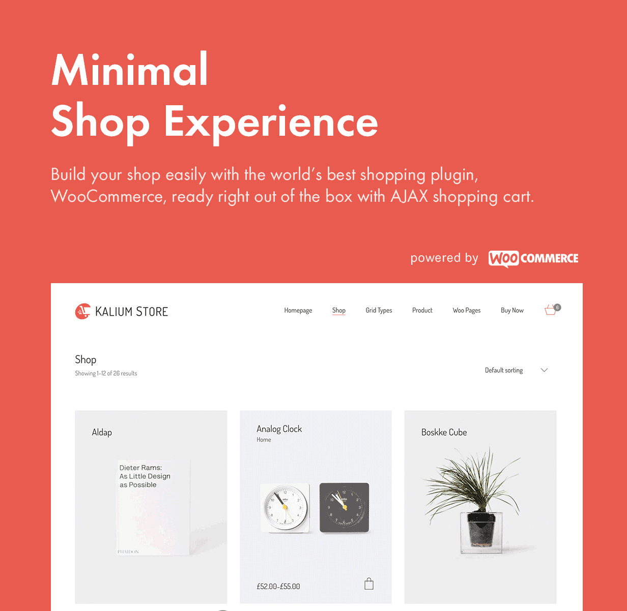 Minimal and Modern Shop (eCommerce) Experience — Build your shop site fast