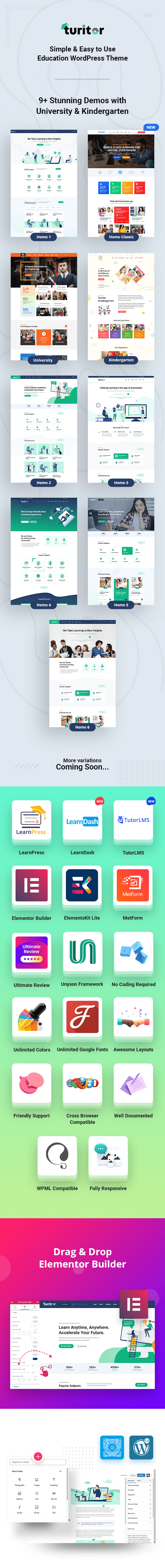Turitor Education WordPress Theme