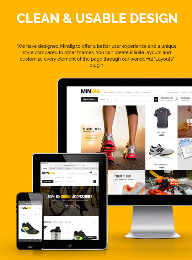 Mindig: a Flat & Multipurpose Ecommerce Theme - 3