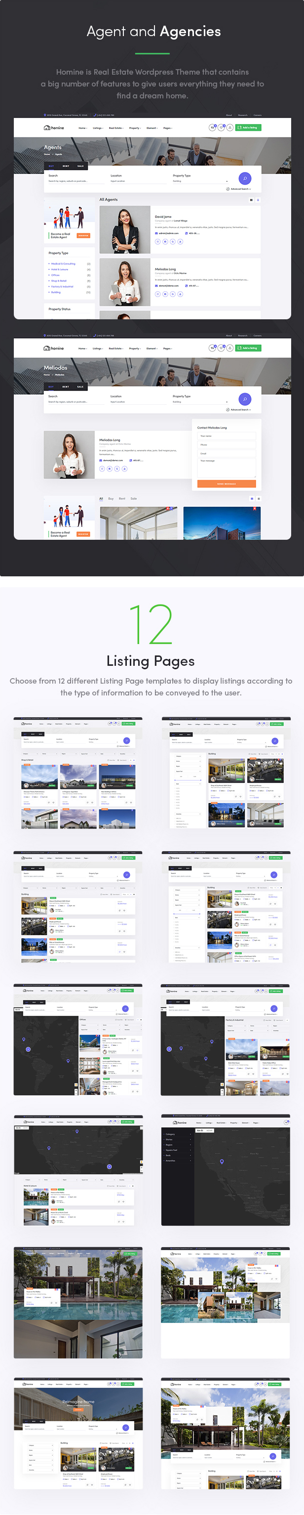 Homine – Real Estate WordPress Theme - 6