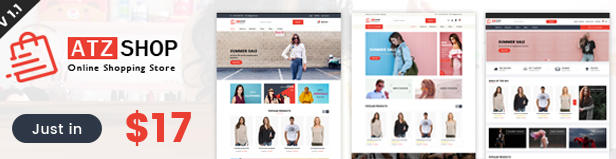 shop html Template