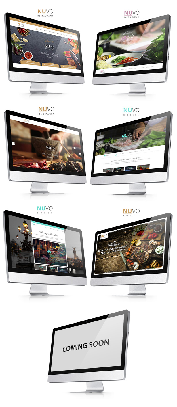 NUVO - Restaurant, Cafe & Bistro Drupal Theme - 1