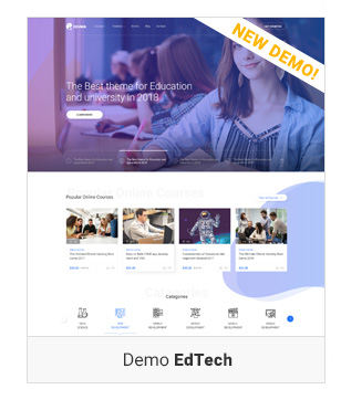 Education WordPress theme - Edtech