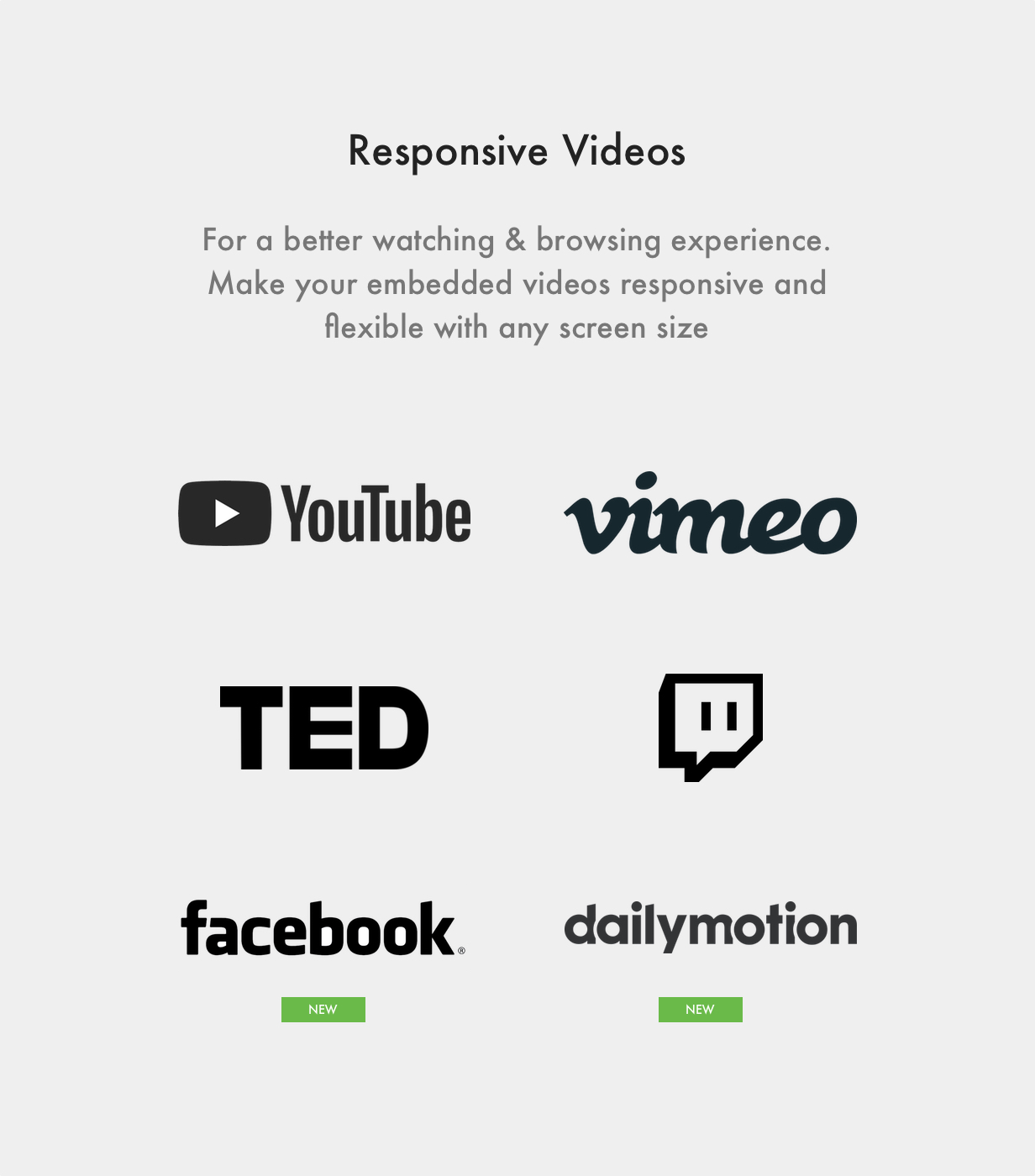 Maxima Ghost Theme Responsive Videos (YouTube, Vimeo, Twitch, and TED)