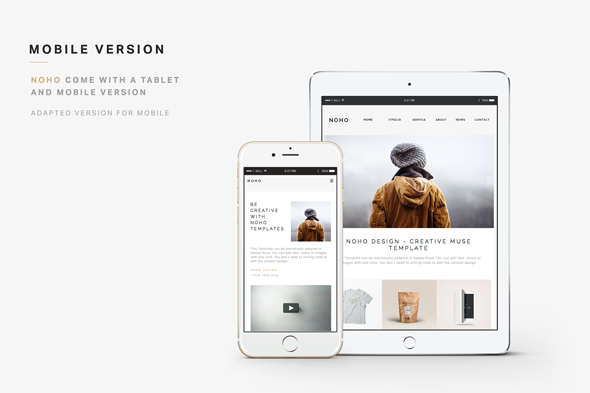 NOHO - Creative Agency Portfolio Muse Template - 5