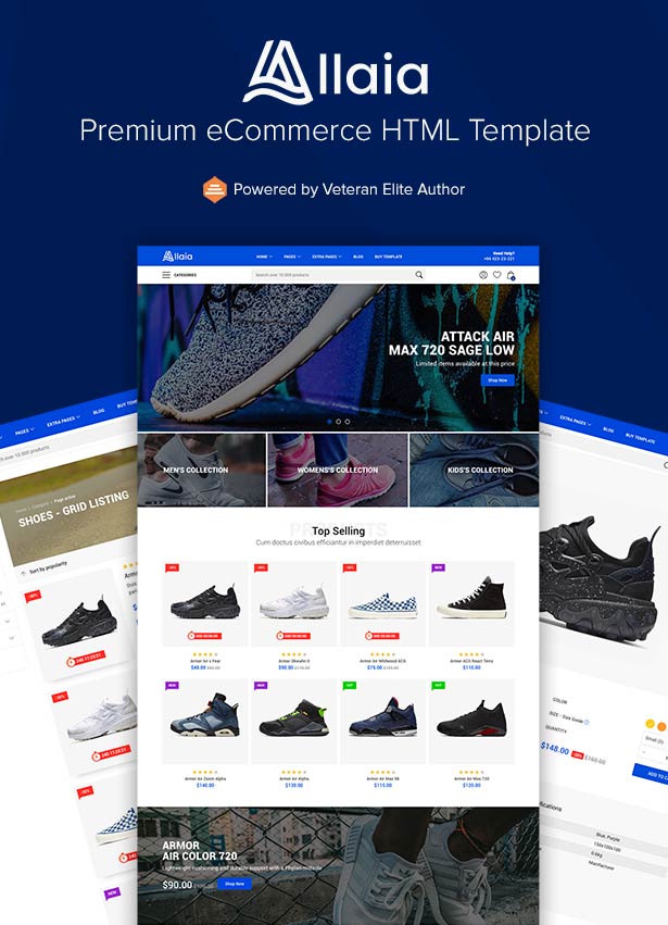 Allaia - eCommerce HTML Template