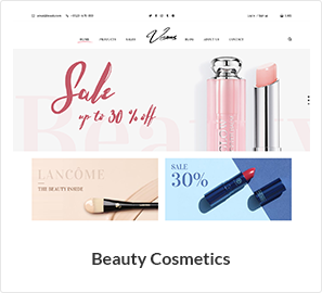 Beauty and Cosmetics Store theme