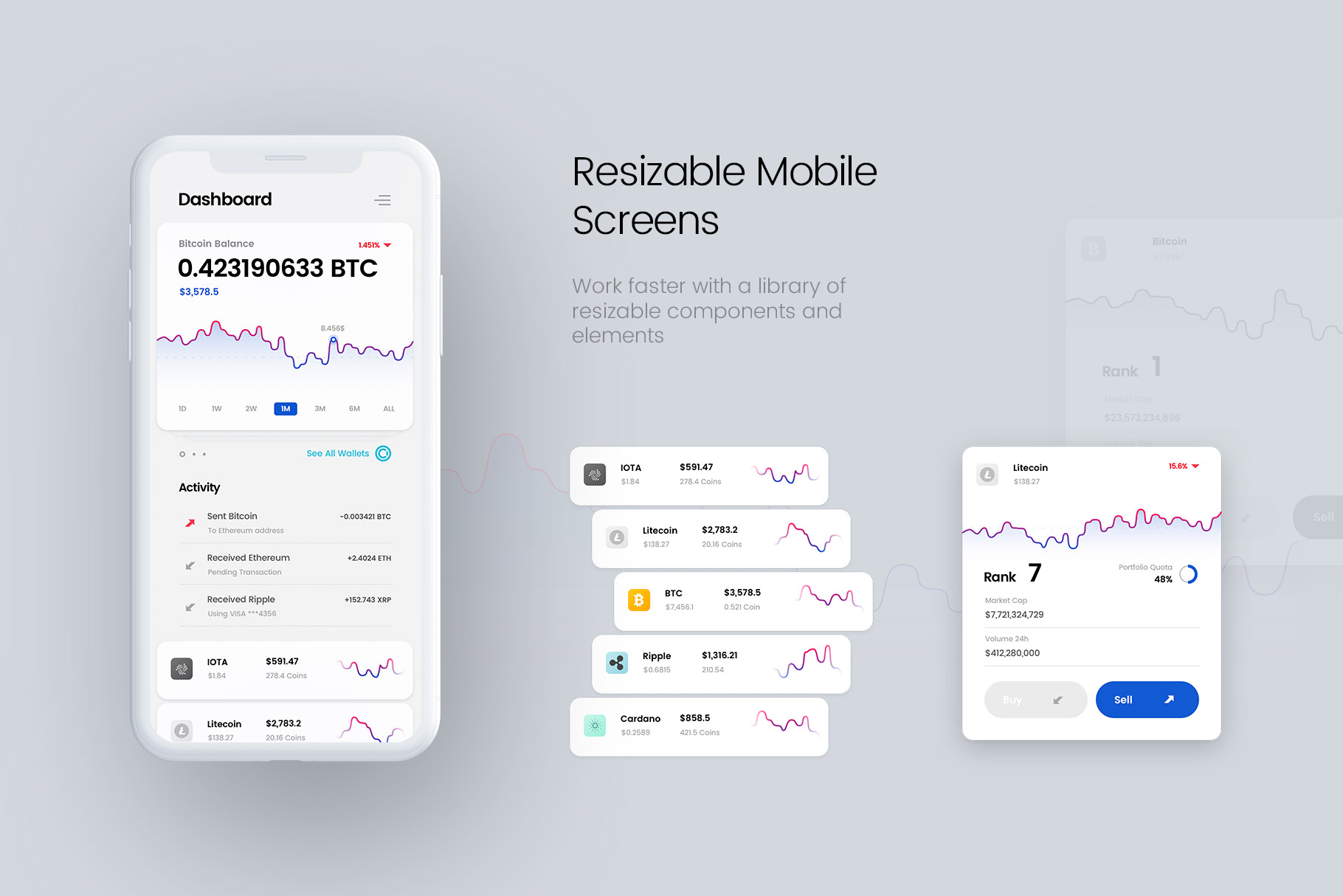 CryptoCamp Mobile UI Kit - 3