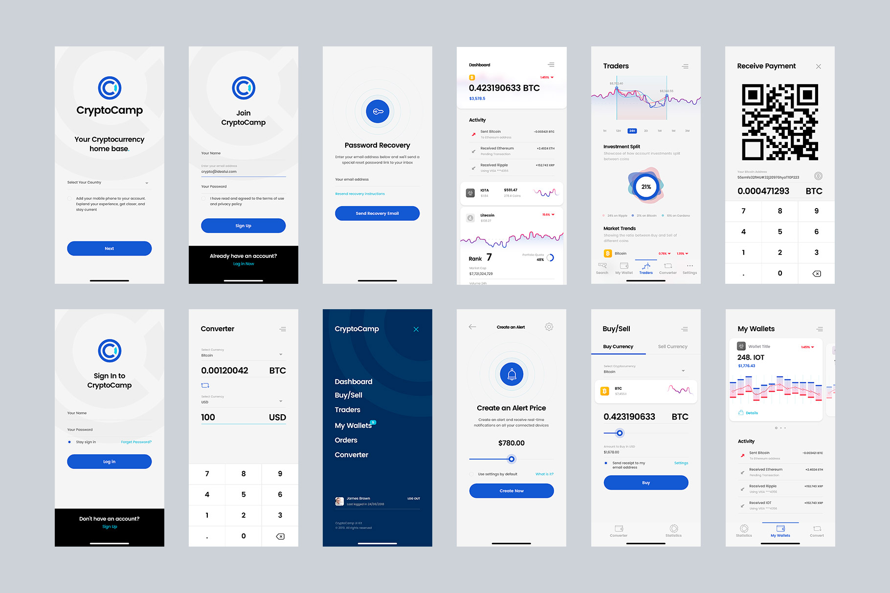 CryptoCamp Mobile UI Kit - 5