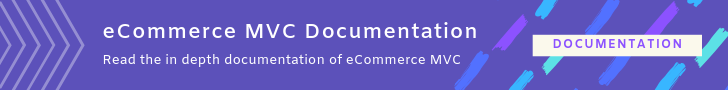 eCommerce MVC documentation