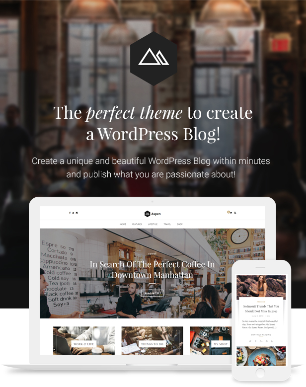 Aspen WordPress Blog Theme
