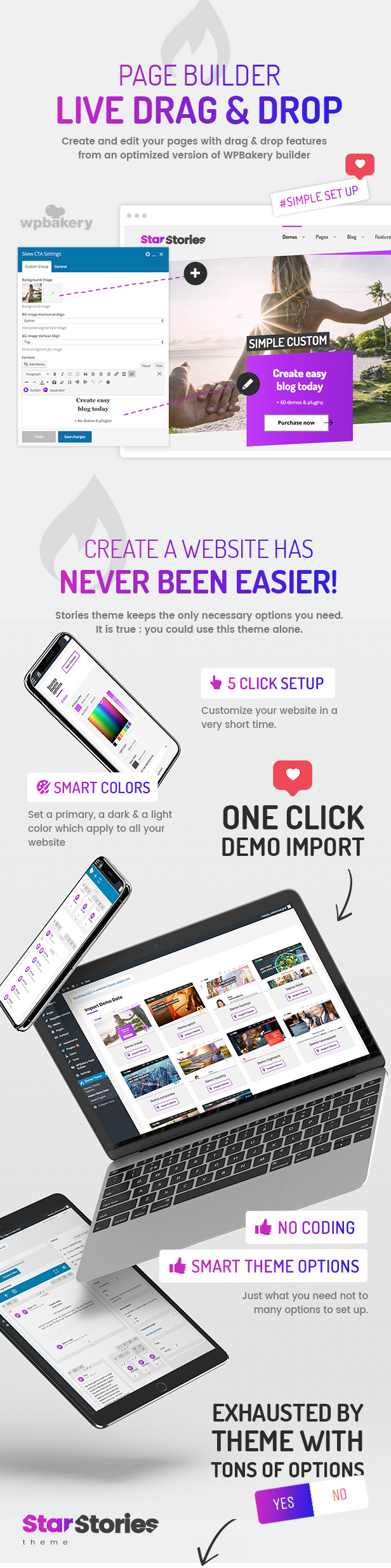 StarStories Theme - Page builder, Live Drag & Drop