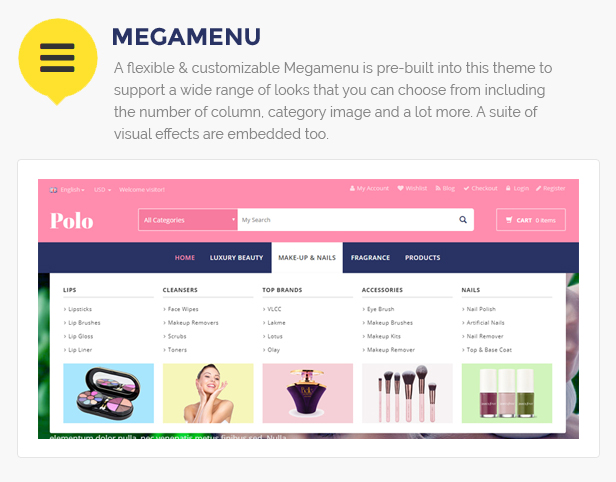 beauty store template