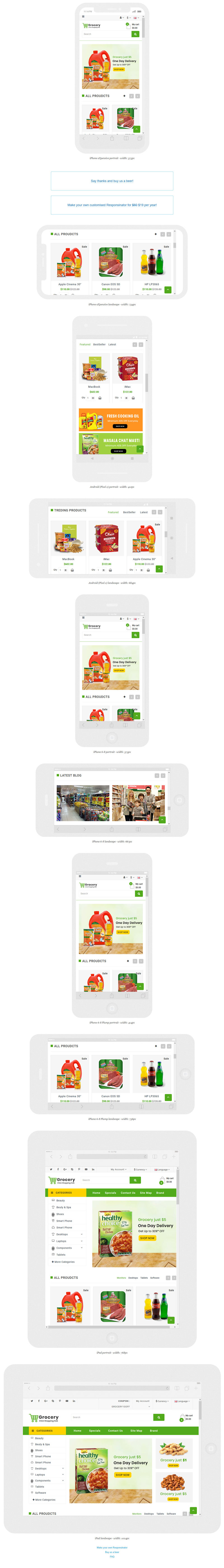 Grocery and Shopping OpenCart 3.X Multistore Theme (Shopping, Mall) - 3