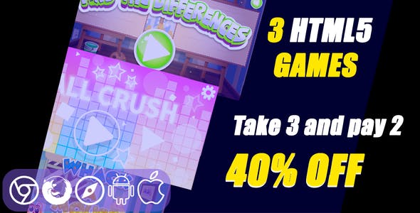 Neon Bricks - HTML5 Game - 5