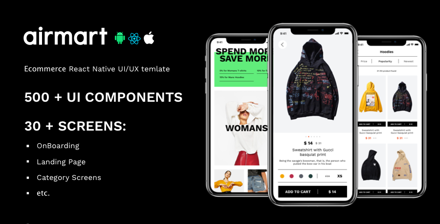 React Native Ecommerce Template