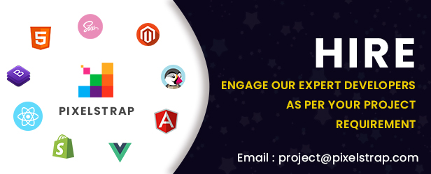 hire ecpert devloper of angular, vue, react , magento, prestashop, shpify, bootstrap, html, sass, scss