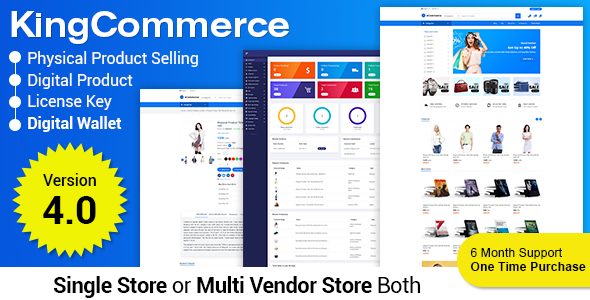eCommerceKING - All in One eCommerce Business Management Script - 1