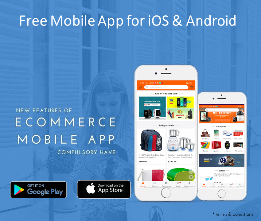 Gkart - Ecommerce System with Free Mobile App for iOS & Android - 4