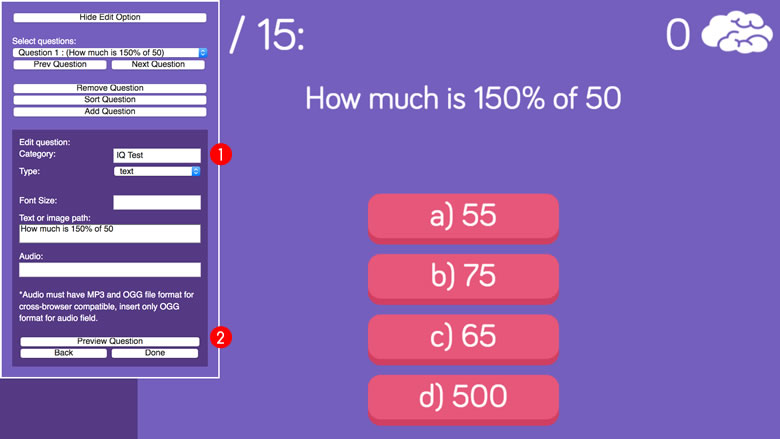 Quiz Game - HTML5 Game - 4