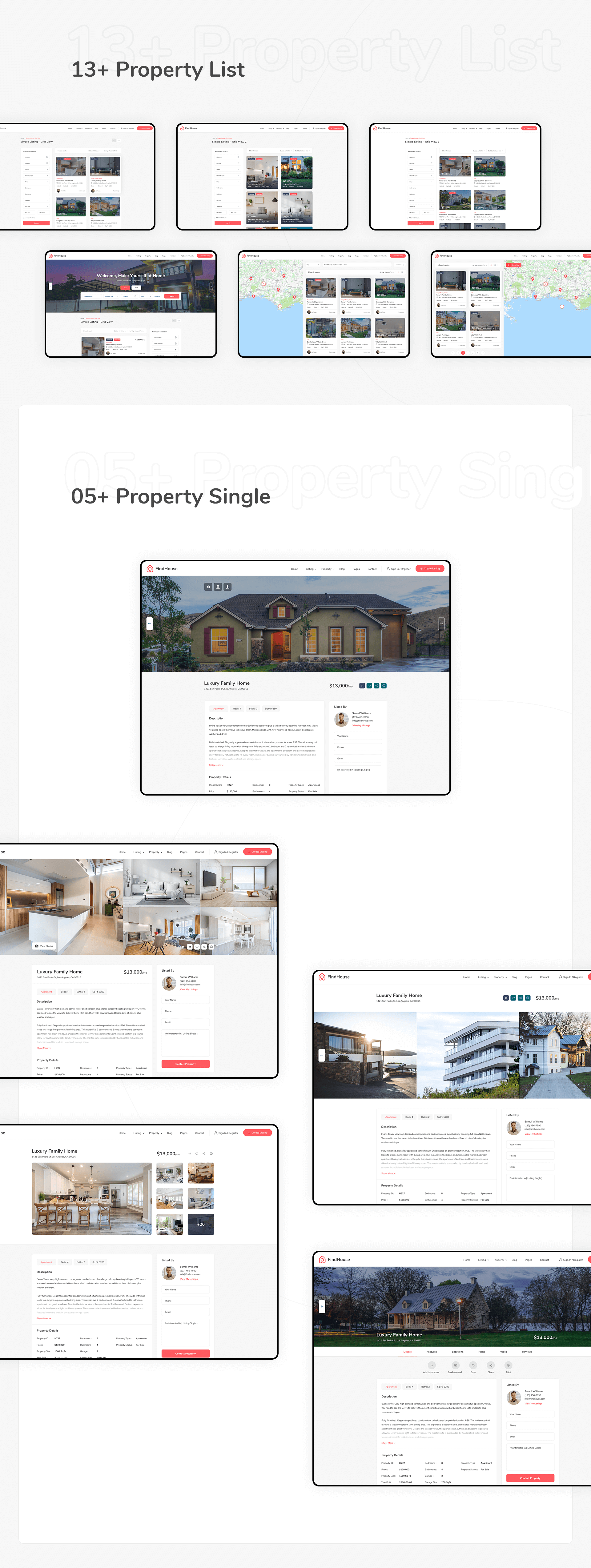 FindHouse - Real Estate PSD Template - 5