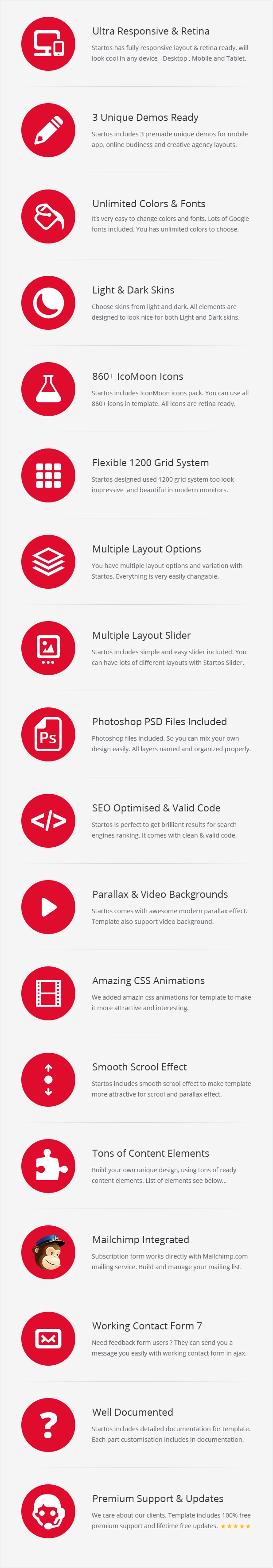 Startos - Modern App Landing Page WordPress Theme - 5