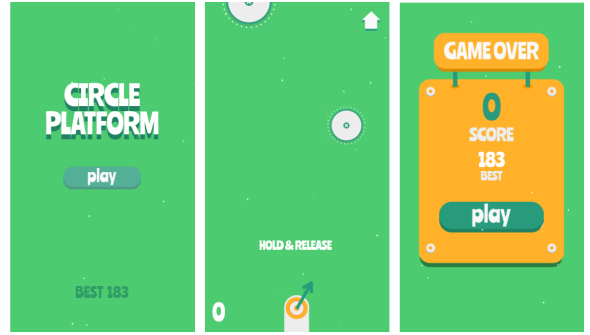 Circle Platform - HTML5 Game (Construct3) - 1