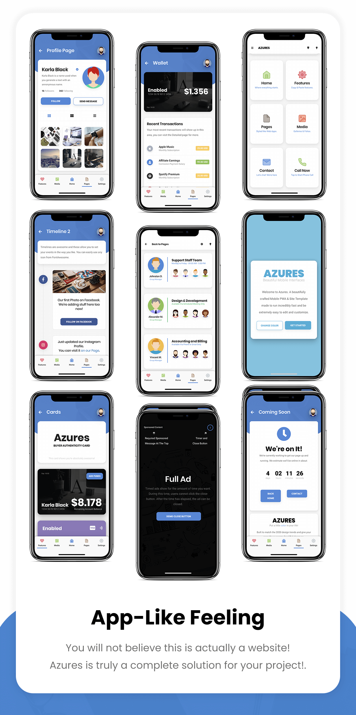 Azures | Mobile Template & PWA - 15