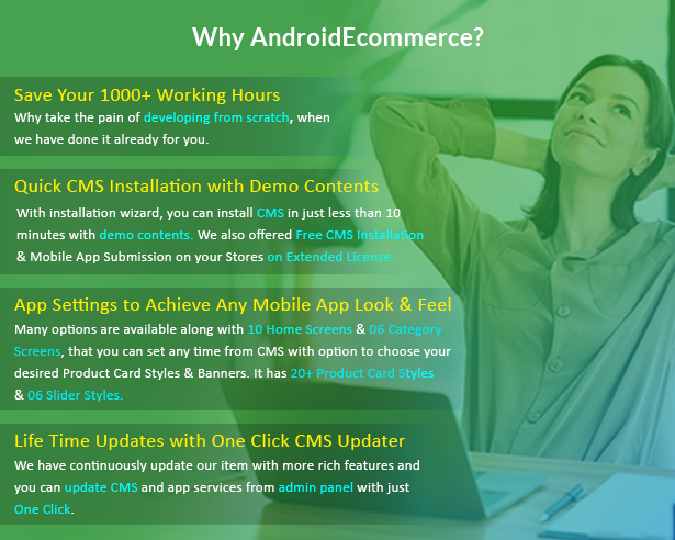 Android Ecommerce - Universal Android Ecommerce / Store Full Mobile App with Laravel CMS - 4