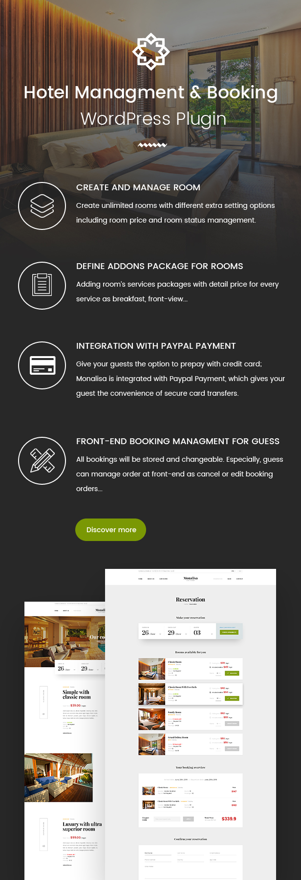 Hotel WordPress theme