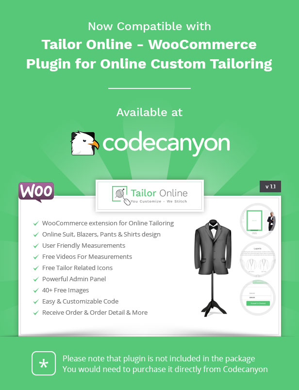 Alteration Shop - WordPress WooCommerce Theme for Tailors and Shops - 1