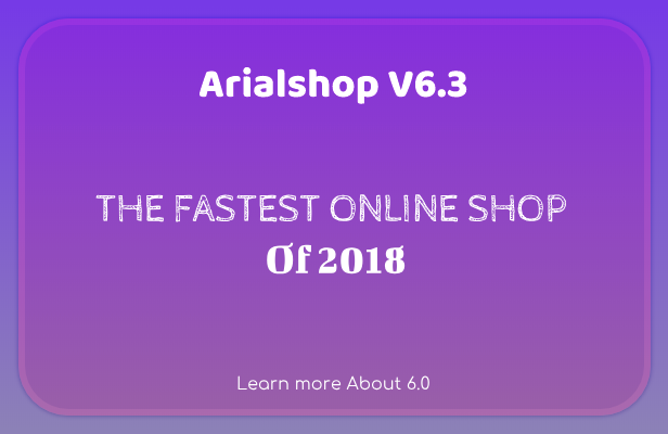 Arialshop - Javascript eCommerce Website With Modern Features - 2