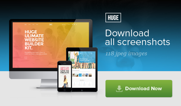 HUGE - Multipurpose PSD Template - 9