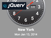 jQuery Time Zone World Clocks