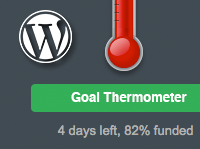 WordPress Goal Thermometer