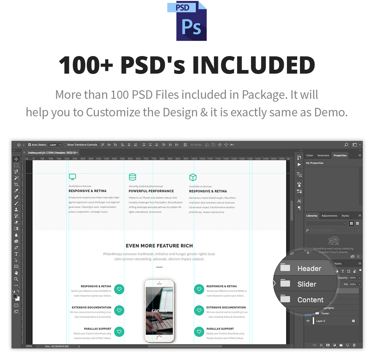 PSD Layouts