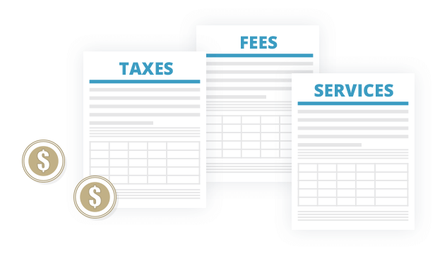 Charge Taxes and Fees