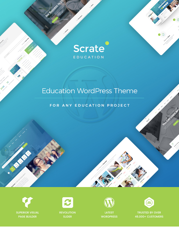Education and Teaching Online Courses WordPress Theme - Scrate - 1