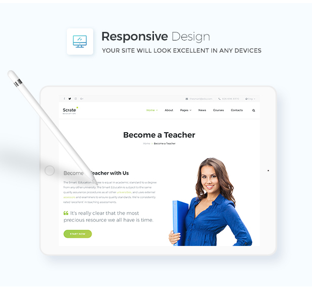 Education and Teaching Online Courses WordPress Theme - Scrate - 8