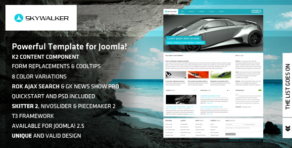 AEON Futuristic Template for Joomla! - 8