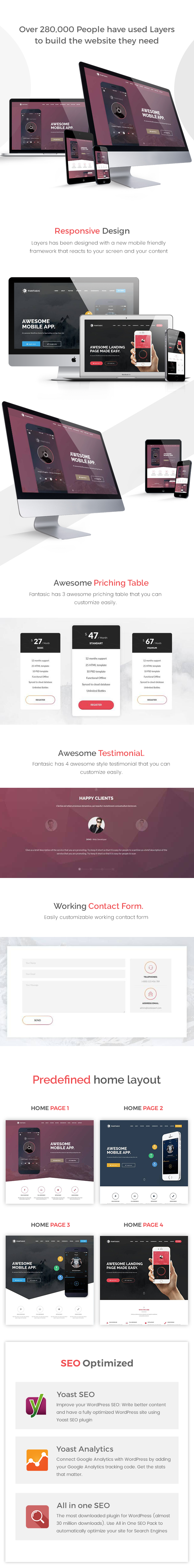 Fantasic -  WordPress Landing Page Theme - 3