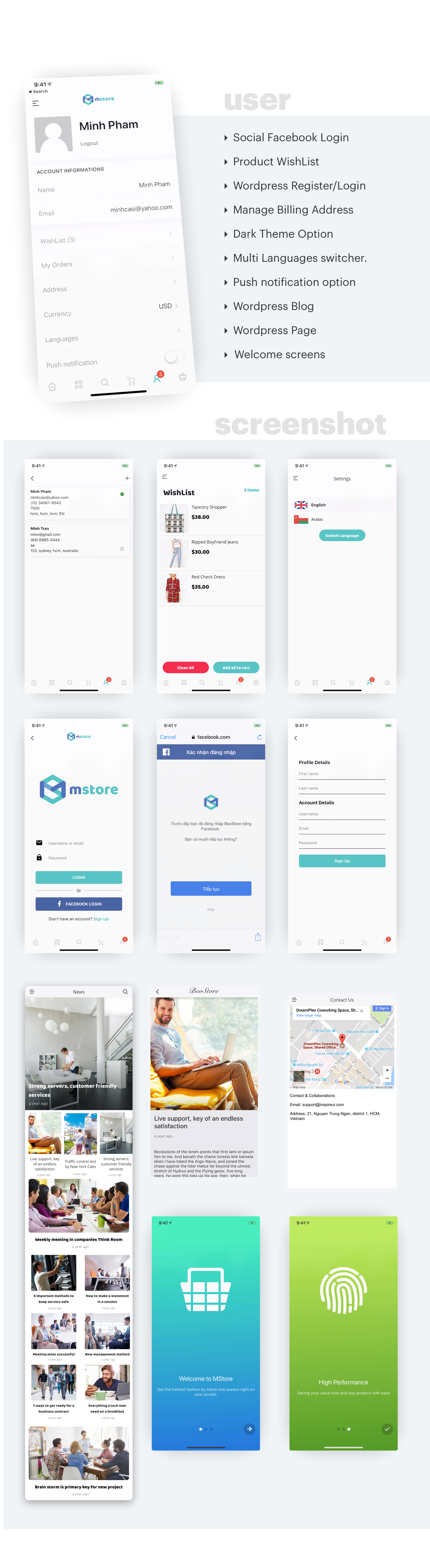 MStore Pro - Complete React Native template for e-commerce - 17