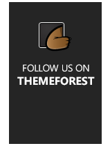 Follow us on ThemeForest