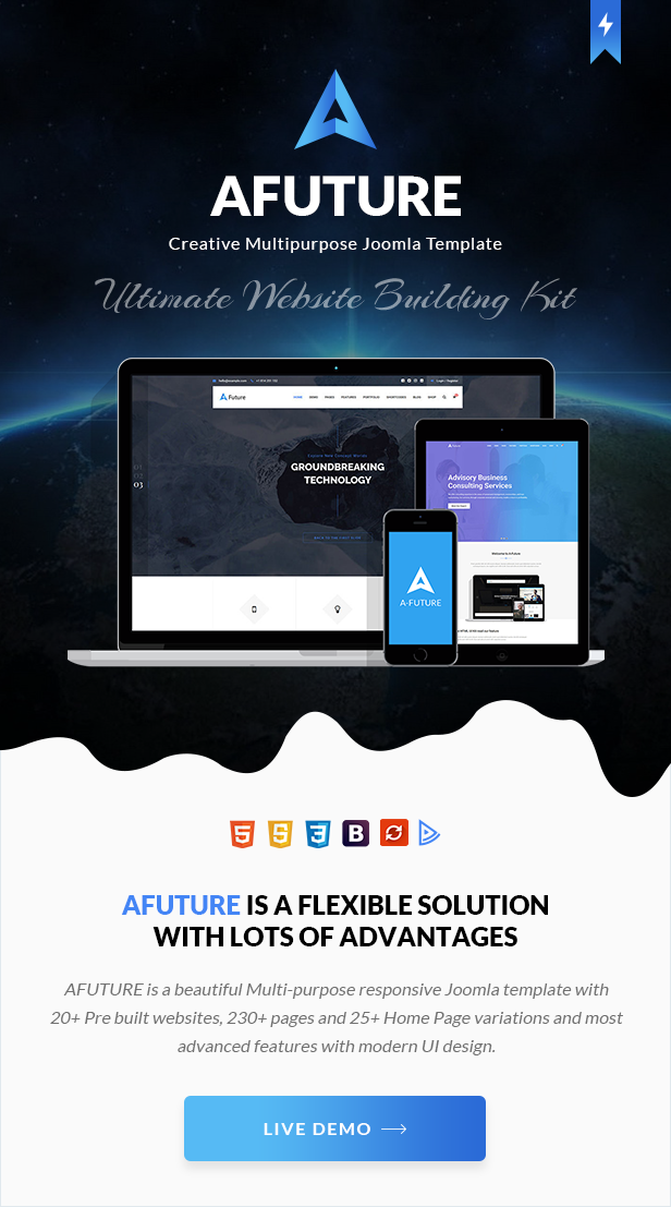 A Future - Creative Multipurpose Joomla Template - 1