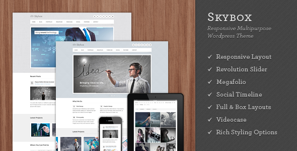 Skybox - Responsive Multipurpose WordPress Theme - 4