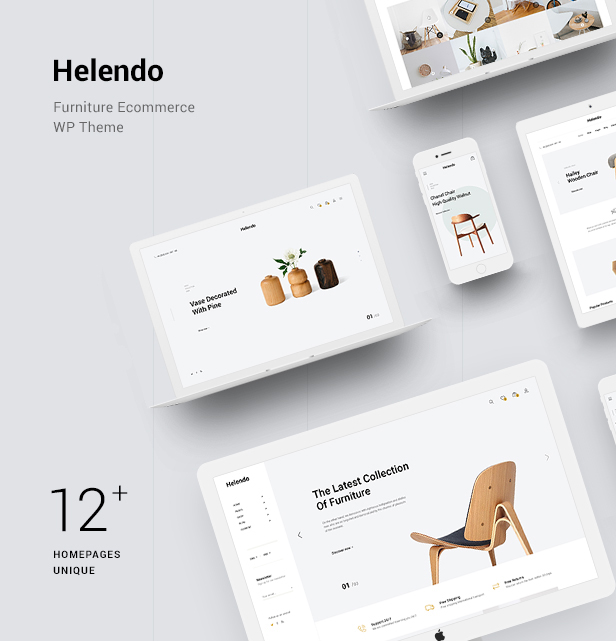 Helendo WooCommerce WordPress theme for furniture