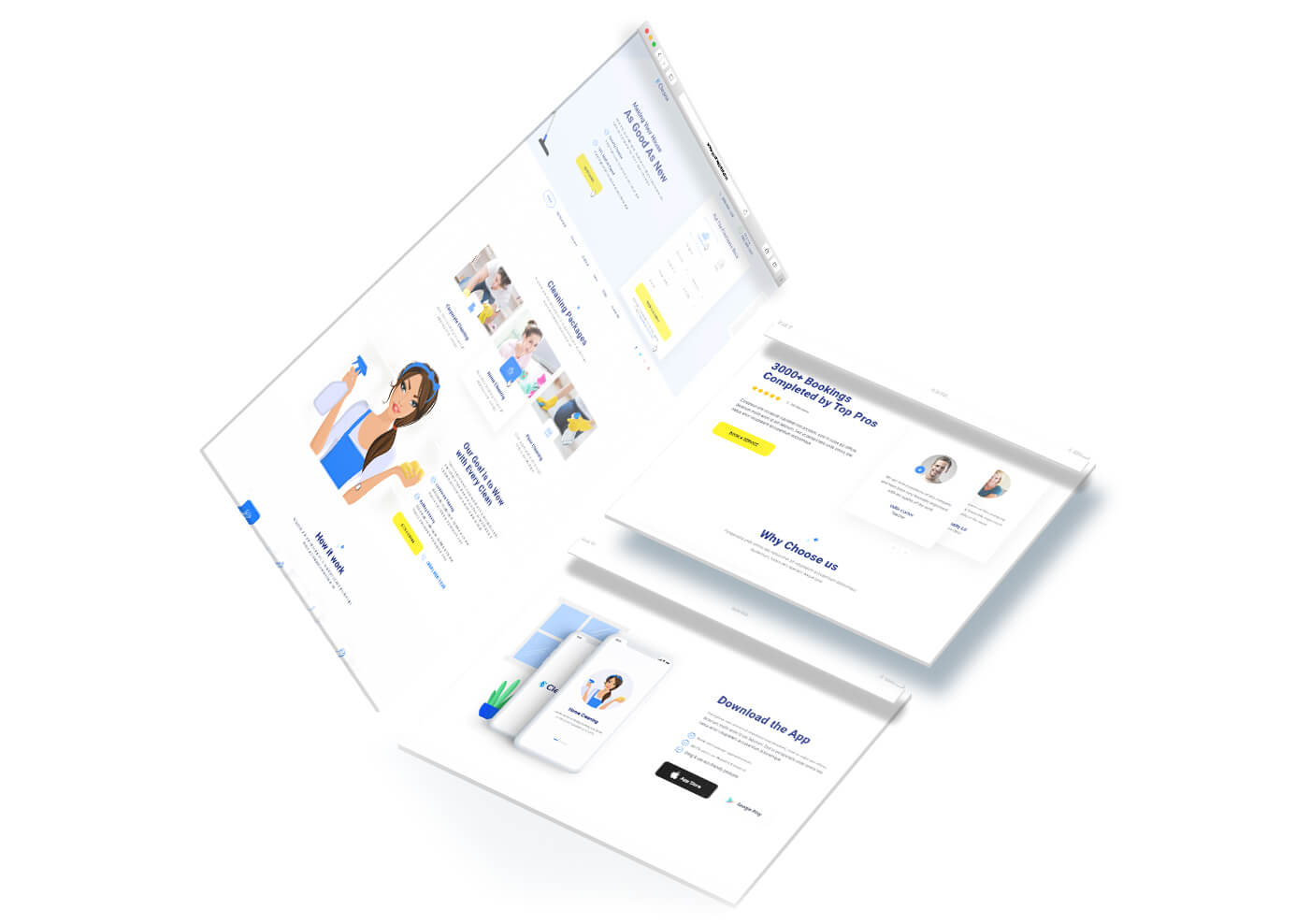 JD CleanX - Best Cleaning Company Joomla template - 2