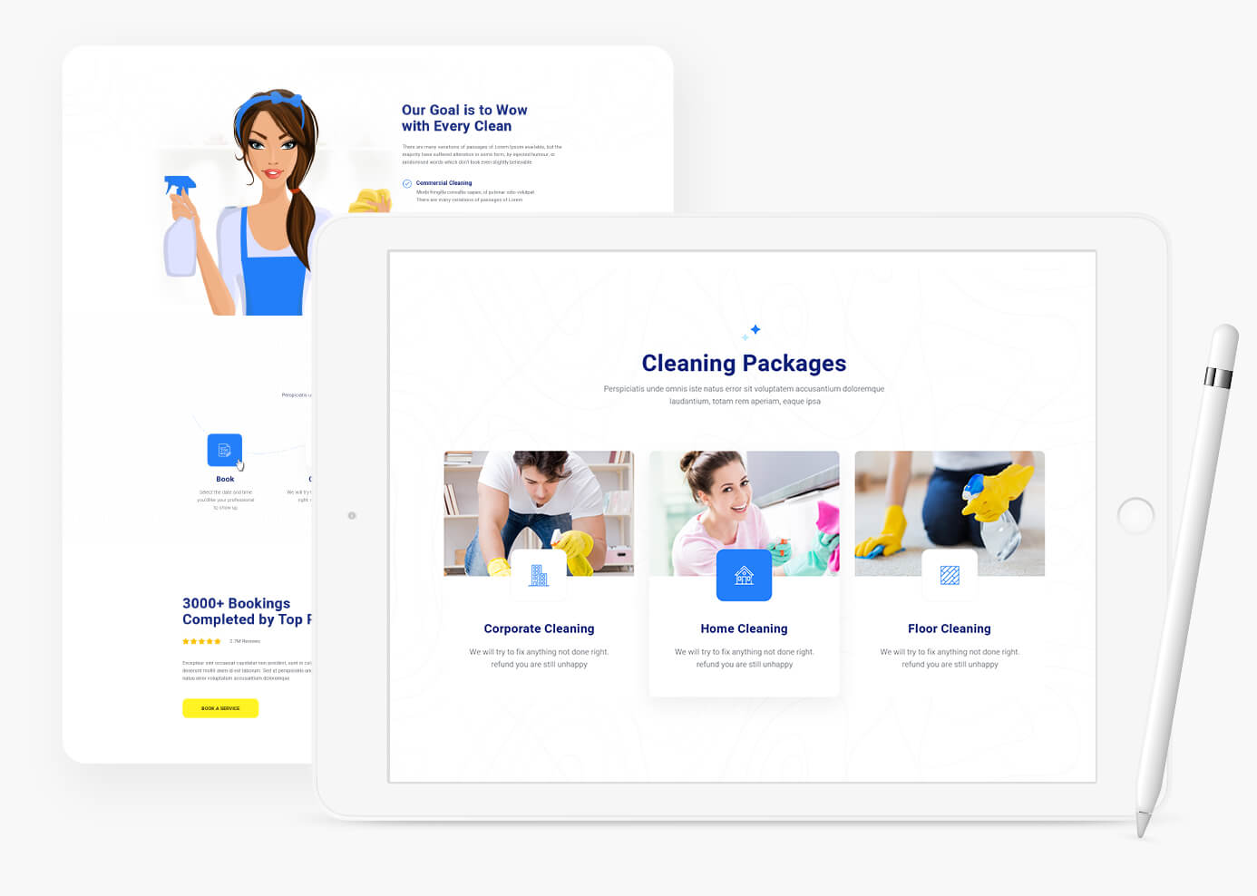 JD CleanX - Best Cleaning Company Joomla template - 3