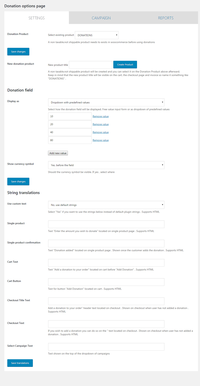 Woocommerce Donation plugin - 7